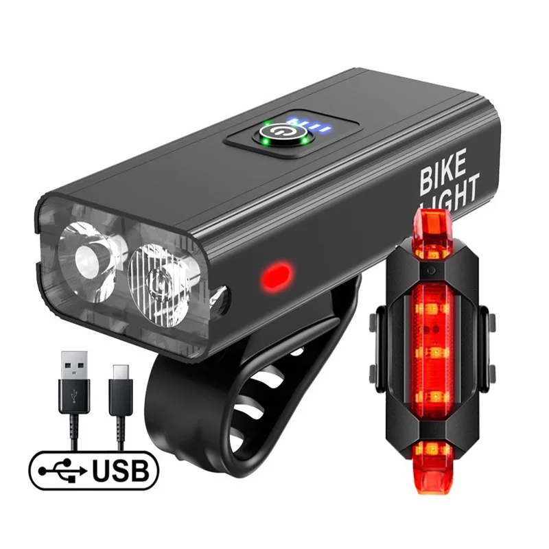2400 ма фенерче за велосипедни фарове водоустойчив USB зареждане led 800 лумена 6 Защитен велосипеден предни фенера на фара МТБ велосипеди фенер