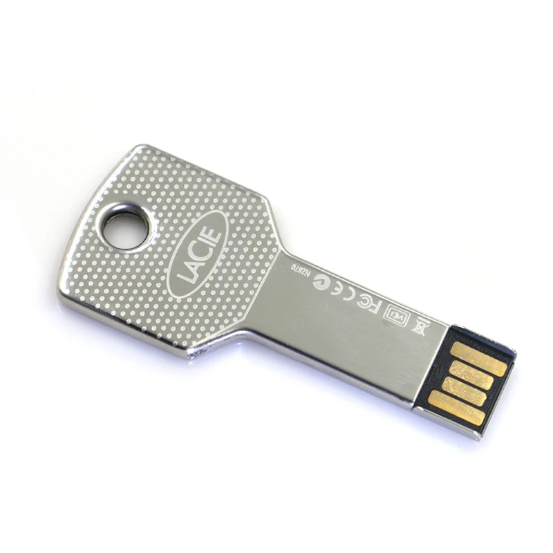 Истинският Капацитет на Usb Флаш памет от 64 gb Ключ Пръчка 128 gb 32 gb USB-памет 16 gb 8 gb от 4 gb Метален Водоустойчив Флаш памет Lacie 256 GB U-диск