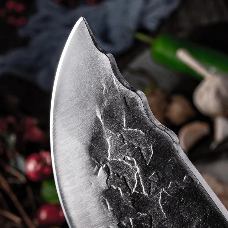 Професионален изкован нож от неръждаема стомана за нарязване на месо и зеленчуци, мясницкий секира ръчно изработени нож на главния готвач, набор от ножове за приготвяне на храна