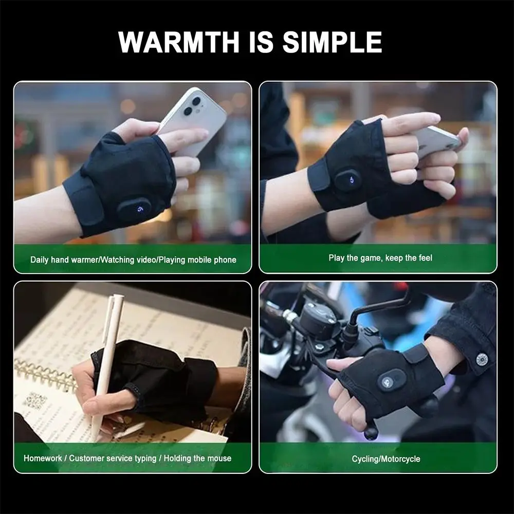 Мъжки Женски ветроупорен USB акумулаторни велосипедни ръкавици с електрически нагревател, ръкавици за затопляне на ръце, електрически ръкавици
