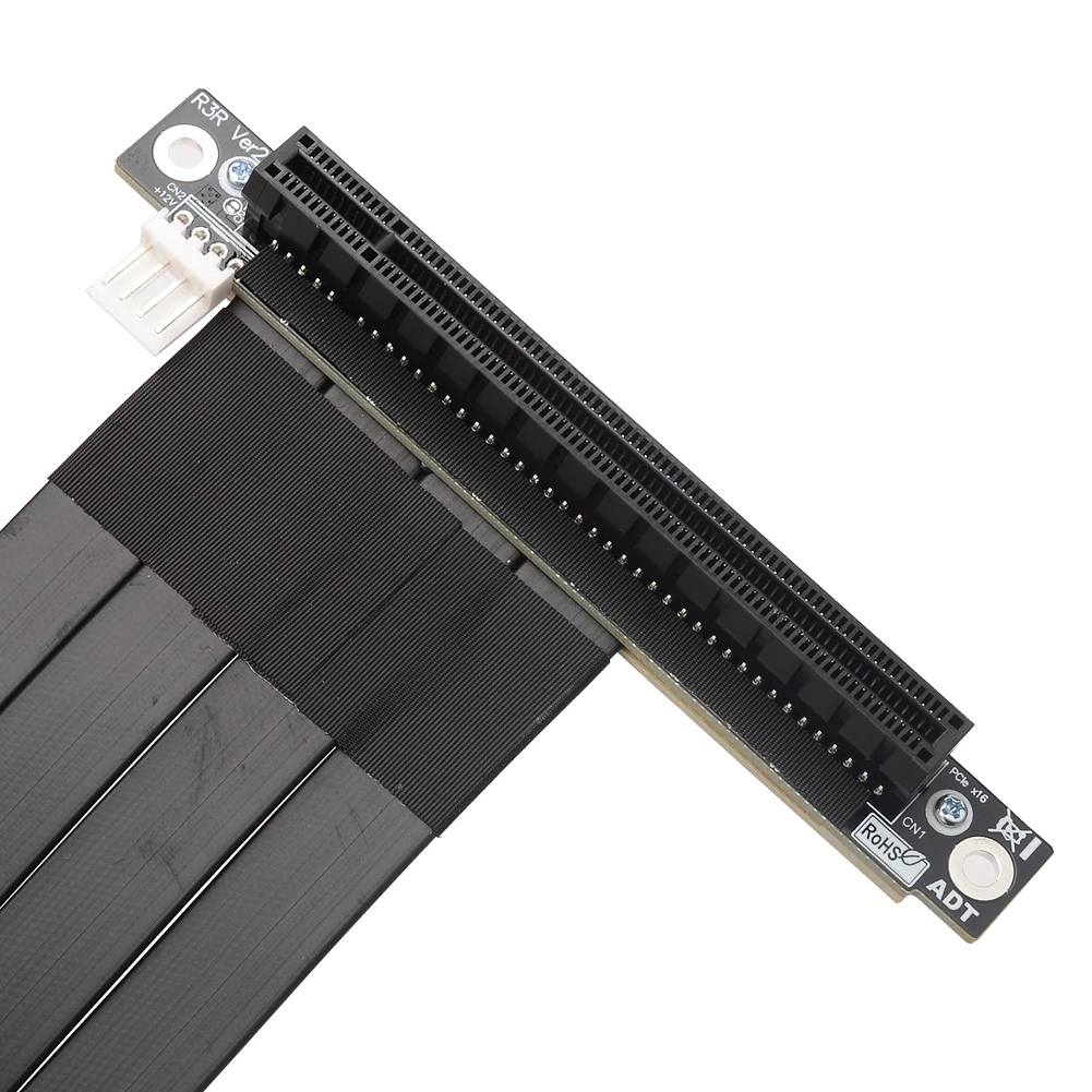 RTX 3060 PCIE X8-X16 Удлинительный Кабел за майнинга PCI-e 8x 16x Адаптер Странично X99 Сървър С Няколко карти ETH Миньор SATA Power