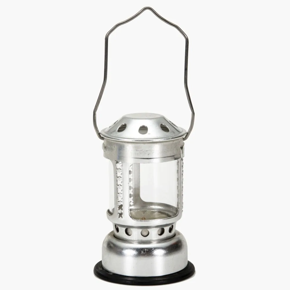 Мини държач Tealight за външно и вътрешно декоративно ветрозащитного компактен подвесного лампа за къмпинг, свещници, осветителни тела за палатка