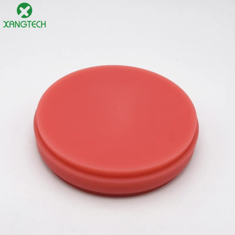 XANGTECH Висококачествен професионален 98 мм розово A B C CAD CAM фреза блок PMMA диск