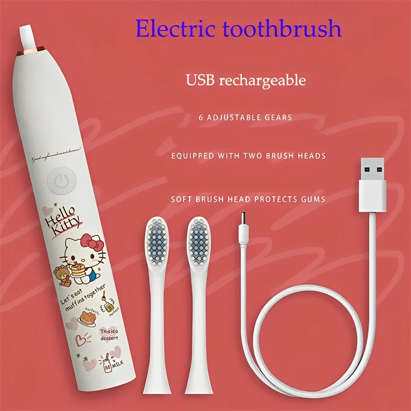 Електрическа четка за зъби Sanrio Kawaii с шарките на 