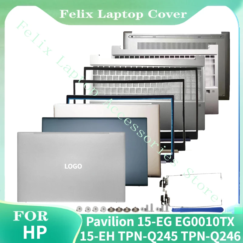 За новия HP Pavilion 15-EG EG0010TX 15-EH TPN-Q245 TPN-Q246 делото на LCD/Преден панел / Клавиатура със стойка за ръце / делото / Панта