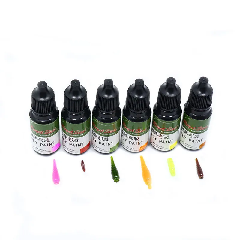 jujufly 10 мл/бутилка за връзване на мухи UV-боя за мухи 6 места цвята полупрозрачен цветен UV-лепило от смола миг втвърдяване при ултравиолетова светлина