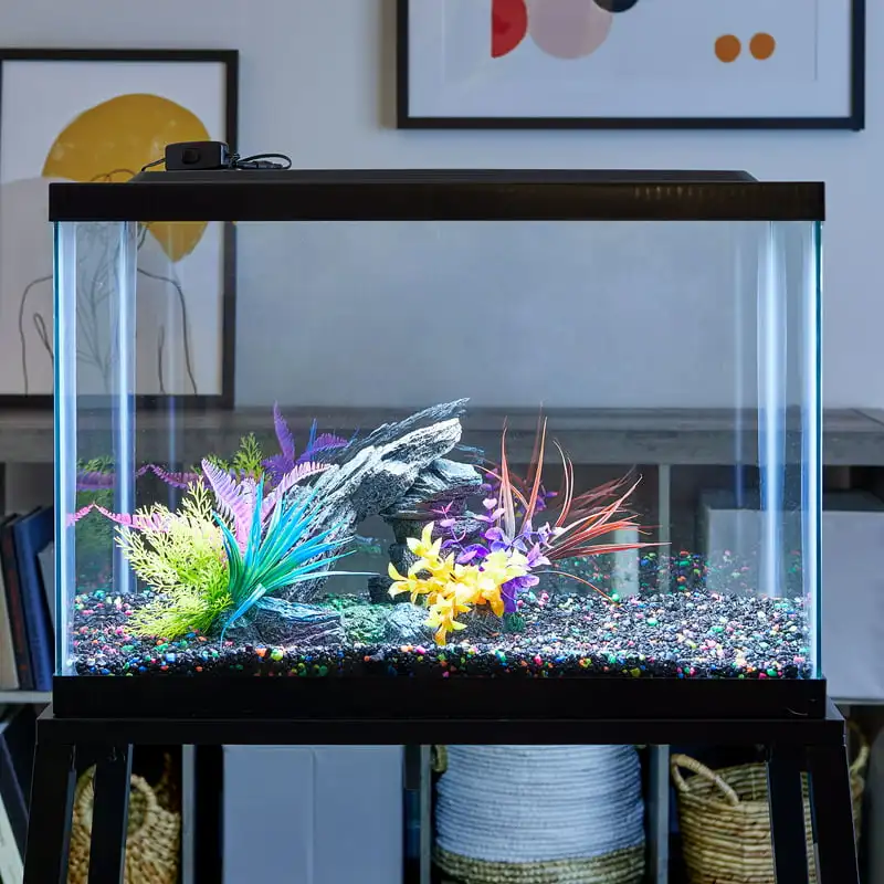 Аспиратор за аквариум за галон е с led подсветка