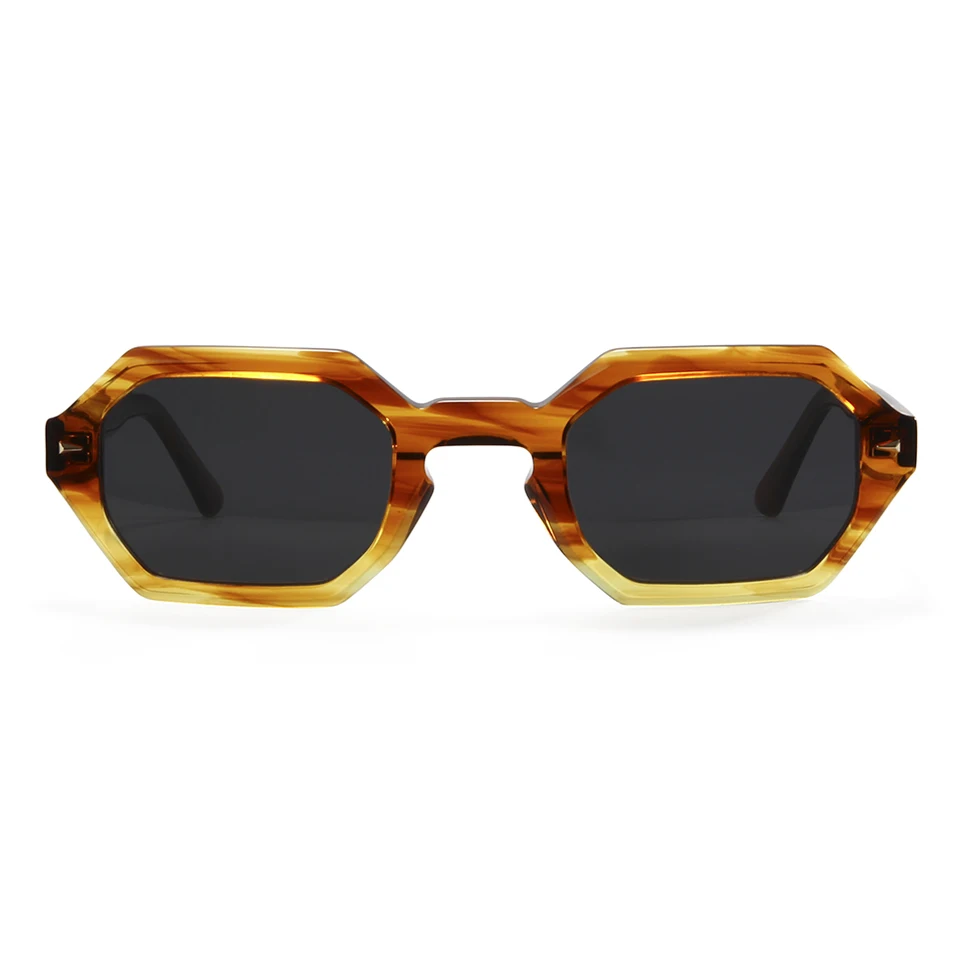 2023 Ацетатные Правоъгълни Слънчеви Очила Мъжки Поляризирани Слънчеви Очила За Жени С Нитове Нюанси Точки UV400 Квадратни Oculos De Sol Masculino