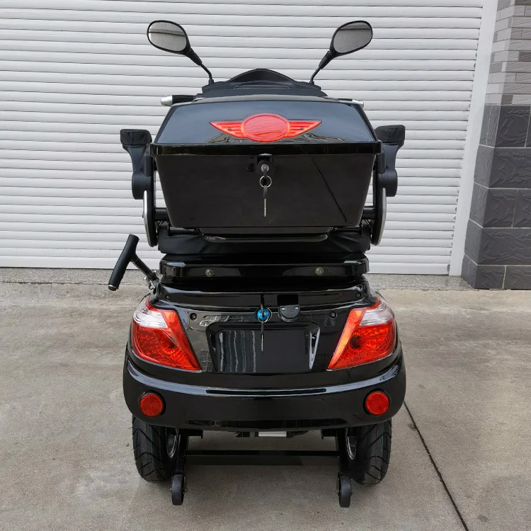оловно-киселинната електрическа триколка мотор с мощност 600 W за възрастни, автоматичен триколка на 3 колела, електрически автомобил с дебели гуми за инвалиди