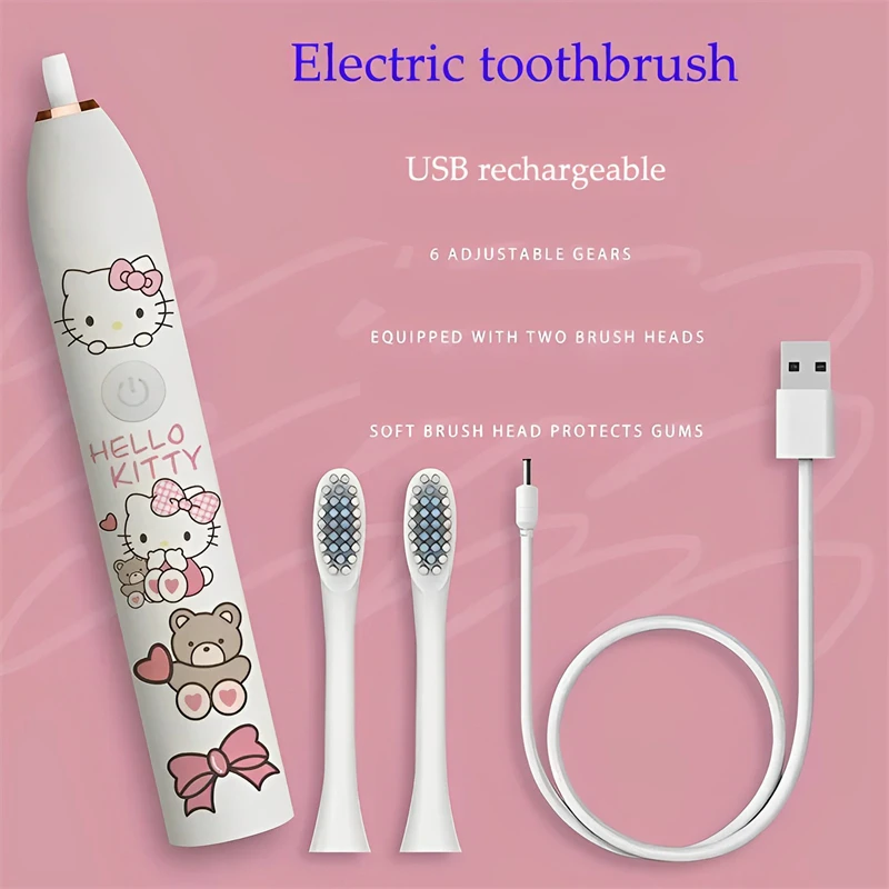 Електрическа четка за зъби Sanrio Kawaii с шарките на 