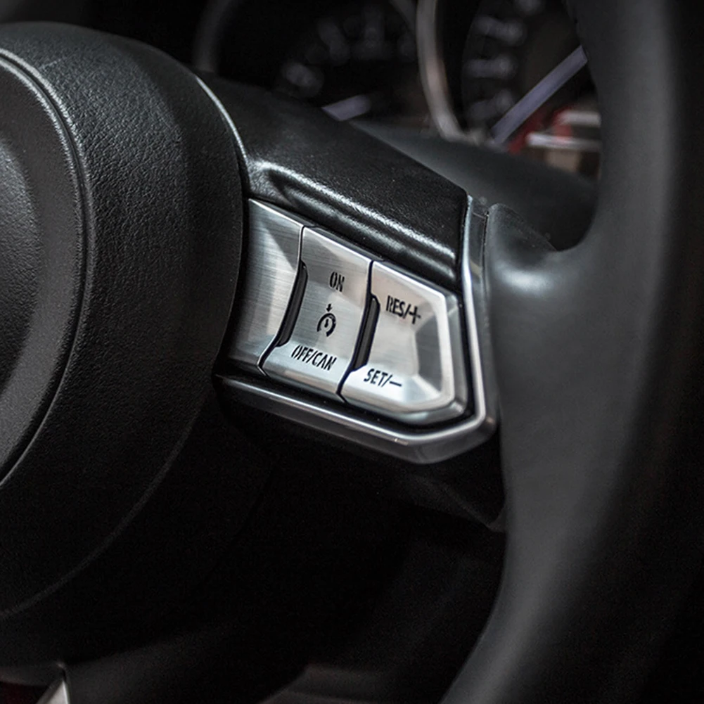 Обновете интериора на вашия автомобил Mazda 6 Atenza 2020 2021 със сребристи алуминиево покритие капак превключвател на волана