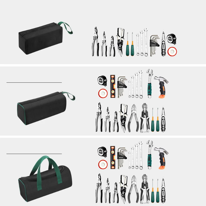 По-екологично чанта за инструменти, чанти за инструменти, електроматериали, за електротехник, водоустойчива чанта за съхранение, 1680D, чанта за електрозахранване от плат Оксфорд