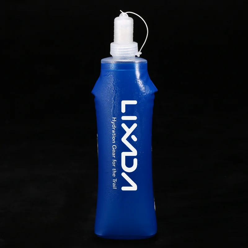 Lixada 1/2 бр 500 мл, спорт на открито, на къмпинг, бягане, велосипед, лека бутилка за вода, сгъваема мека фляжка от TPU, чанта за вода