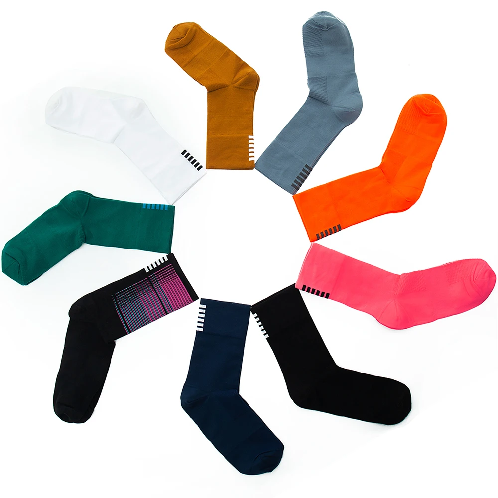 YKYWBIKE 5 чифта спортни състезания чорапи за колоездене, набор от професионални маркови спортни чорапи, чорапи дишащи за шоссейного на велосипеда, мъжки и женски